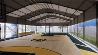 Basketbola laukuma telts